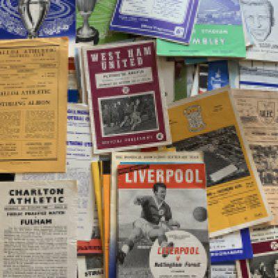 1960s Football Programmes: Wide range of clubs to include a few Scottish and European finals played at Wembley. West Ham includes home 62/63 Plymouth LC, 63/64 away Swindon FA Cup, 1966 World Cup final, Good. (273)