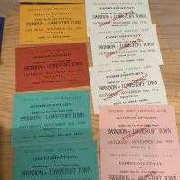 38/39 Swindon Town v Lowestoft FA Cup Football Tickets: First round complimentary tickets in mint condition in various colours with pink ones being press box and white ones being directors box with other 3 colours being different parts of the ground. (11)