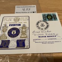 Dixie Dean Everton Signed First Day Cover: Hand signed on a 1978 Centenary Year FDC.