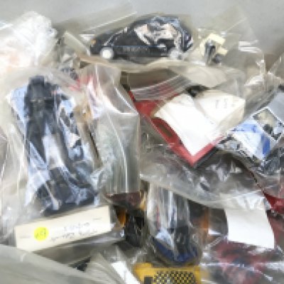 A Box Of Scalextric Cars In Various States. Ideal for Spare Parts.