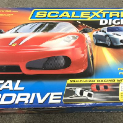 A Boxed Scalextric Digital Ferrari Set.