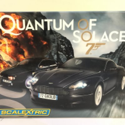 A Boxed Scalextric James Bond Quantum of The Solace Twin Set