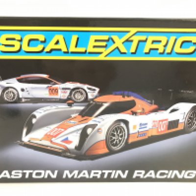 A Boxed Scalextric Aston Martin Racing Twin Set.