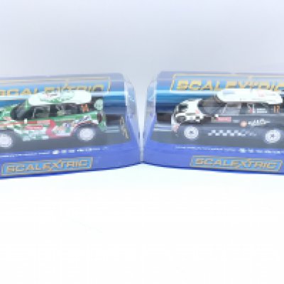 2 X Boxed Scalextric Cars. Both Mini Countryman WRC.