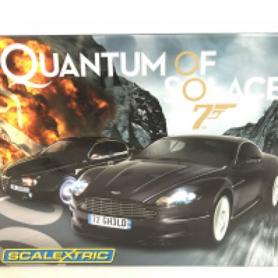 A Boxed Scalextric James Bond Quantum Of The Solace Twin Set.