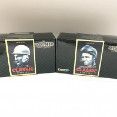 2 X Boxed Scalextric Classic Grand Prix Cars. Stirling Moss Vanwall F1 1957 German Grand Prix and a Juan Manuel Fangio Maserati 250F 1957 Grand Prix.