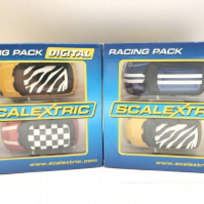 2 X Boxed Scalextric Mini Racing Packs.