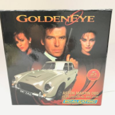 A Boxed Scalextric James Bond Goldeneye Aston Martin DB5.