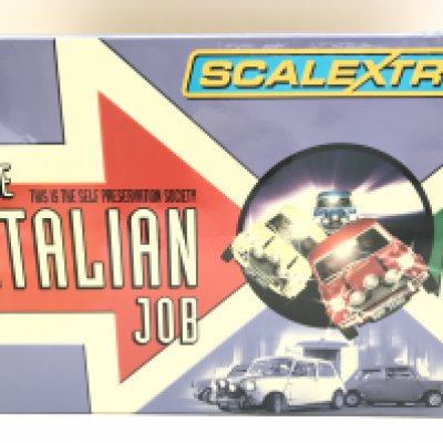 A Boxed Scalextric The Italian Job Triple set.