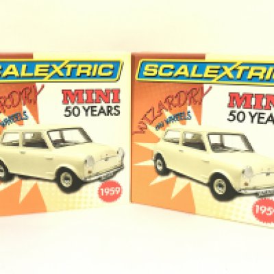 2 X Boxed Scalextric Wizardry On Wheels Mini.