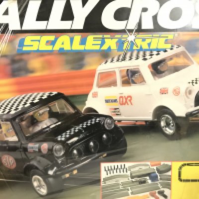 A Boxed Scalextric Rally Cross Set. Partly sealed.