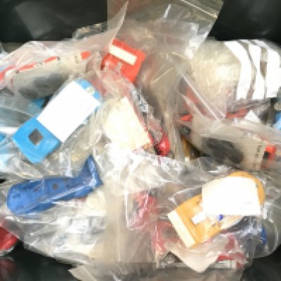 A Box Containing Various Scalextric Cars In Various States. Ideal for Spare Parts Etc.