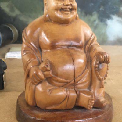 A small carved Buddha 13 cm- NO RESERVE