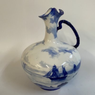 Crown Derby Ewer in the style of W.Dean, 22cm.- NO RESERVE