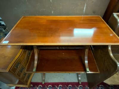 2 Redman and Hales mahogany annd rosewood occasional coffee tables.