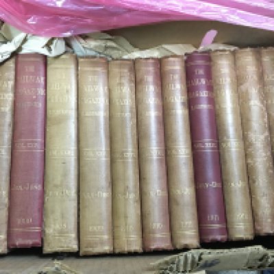 A box of early 20th Century 11 illustrated railway magazine books. NO RESERVE