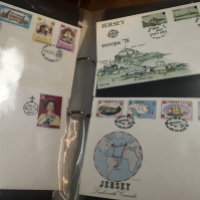 A Collection of first day Covers and two stock books . NO RESERVE