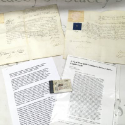 Two 19th century vellum admiralty commissions (1808 & 1840)- NO RESERVE