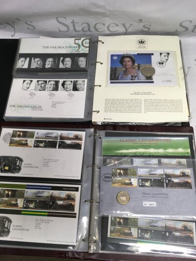 Another box of first day covers and presentation packs.