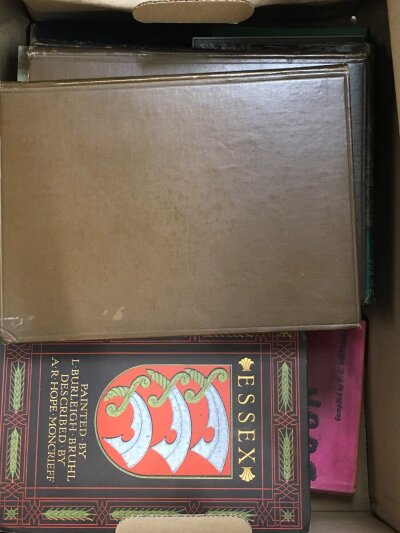 Late 19th/ 20th century Local interest Essex book’s including Audley End , Essex Bedside Book, Essex By M Couch, Essex Heyday, Out of Chingford, Churches of Essex 1856 etc ,see list