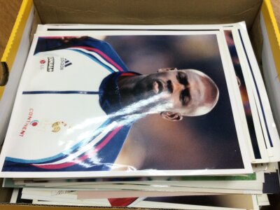 A large collection of sports press photos including football, rugby, running etc. no reserve