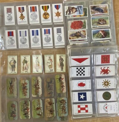 A mixed collection of cigarette cards to include Player, Turf, Wills etc.