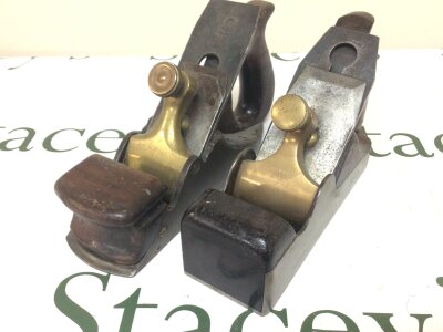 Two quality steel hardwood and brass wood planes. Spiers Ayr. (2) NO RESERVE.