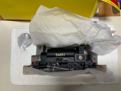 A large collection of Hornby OO-Gauge items, track, engine, carriages, scenery etc.