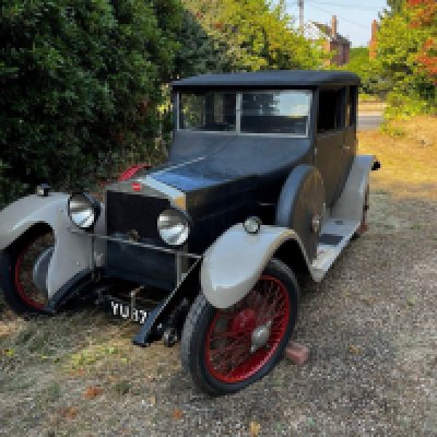 A 1927 Diatto Type 30 2 litter short Chassis 3/4 Coupe Cabriolet. One of the last cars to be build by Diatto.
The Diatto had outstanding specifications including a powerful 2-litter engine with overhead value timing system a Four cylinder engine 1996cc and recorded 54bhp. We have a trunk with some parts and accessories for the Diatto. The chassis number is 30204 .The car is in extremely good condition an opportunity to buy one of these rare examples and requiring only minimal refreshing. Viewing by appointment.