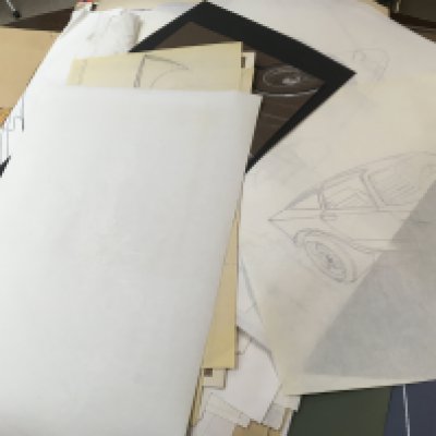 A large collection of various Sketches and concept art possible by the late Mr Lugg. 