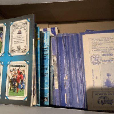 Southend United Home Football Programmes: Large quantity of homes from the 60s onwards in good condition with instructions to sell. (3 boxes)