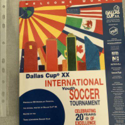 Late 1990s USA Youth Football Competition Programme: 136 page brochure which covers Man City U12, Everton U14 ( Rooney), West Ham U16, Tottenham U19 ( King). Tiny tear to spine. Instructions to sell.