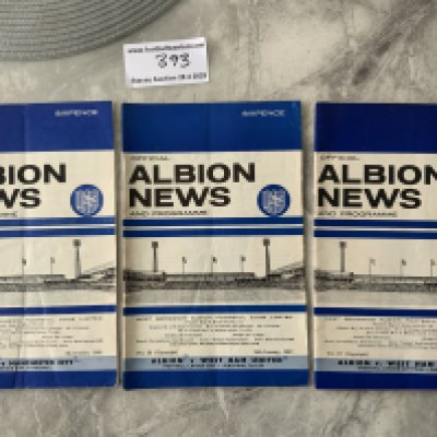 West Brom 1960s League Cup Programmes + Tickets: 1966 League Cup Final programme in good condition. C/W from the following seasons league cup run Man City and West Ham semi final programmes and tickets which have score to cover all played at West Brom.