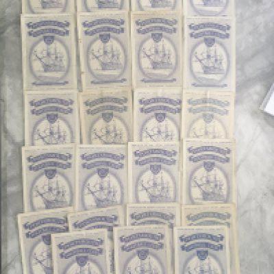 57/58 Portsmouth Complete Home Football Programmes: Good condition private collection of homes in the league and cup to include Manchester United and Leeds. Couple have number to cover. (23)