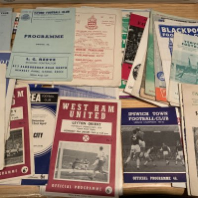 1960s Football Programmes: Wide range of home clubs to include non league with a few earlier. Good. (est 50)
