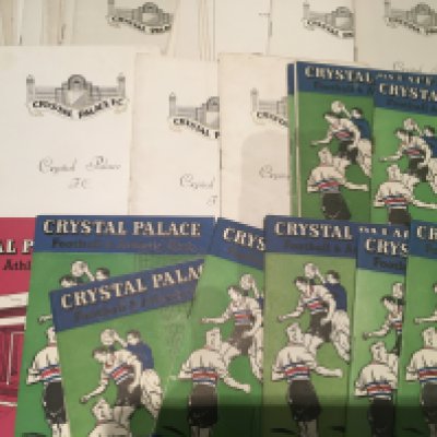 1960s Crystal Palace Home Football Programmes: Small format programmes in very good condition. (50)
