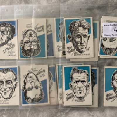 1959 Master Vending Complete Set Of Football Cards: All 50 Did You Know cards in excellent condition. (50)