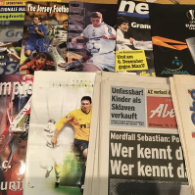 Manchester United Away Football Programmes: Nice lot as no general league and cup. Consists of Youth, Tournaments, European etc all after the Millennium in excellent condition. (est 180)