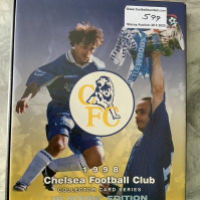 Chelsea Complete Futera Football Card Set: Limited edition number 74 of 500 from 1998 with certificate and collectors folder. Full set of 90 cards.