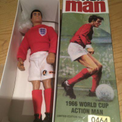 England 1966 Boxed Action Man Figure: Limited Edition number 0464