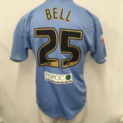 Coventry 2008 - 2009 Match Worn Signed Football Shirt: Home short sleeve shirt with Coca Cola League badging to arms. Bell number 25 to rear. Signed to front.
