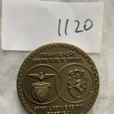 1977 Manchester United Lisbon Tournament Youth Football Medal: Presented to a Manchester United player. Attractive large heavy medal has Sporting Portugal and Benfica emblem to one side and tournament details to the other.