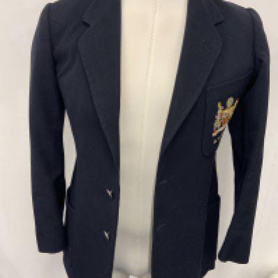 Manchester United Busby Babe Football Team Blazer: Former property of Colin Webster who played for Manchester United between 1952 - 1958. Excellent condition quality garment made by Arthur Howard for the 57/58 season. Exact same item sold at Bonhams lot 335 in September 2012 for nearly 4k.