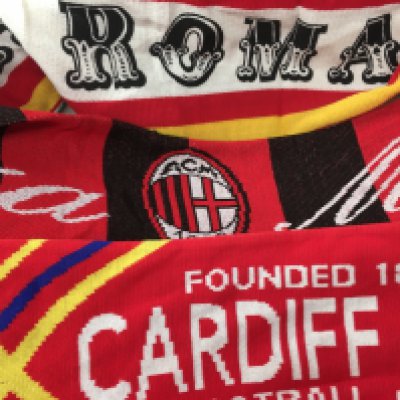 Football Scarf + Flag Collection: 20+ scarves which are mainly big European clubs with a few non league and English clubs. Over 10 flags with a silk feel which are big European clubs. Instructions to sell. (35)