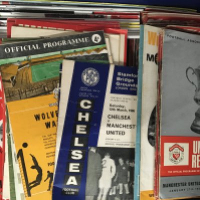 Manchester United Football Programmes: Home and away from the 60s onwards in good condition. (350)