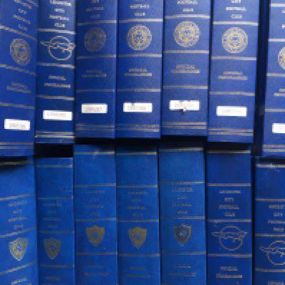 Leicester City Home Football Programme Collection: Private collection in binders from 50/51 to 2006/2007. From 52/53 it looks complete and we checked for more difficult League Cup matches and they were all there. A full list is available from vendor by emailing Dave Alexander. From 50/51 and 51/52 seasons there are probably over half present. Must view with official quality binders from 59/51 to 90/91.