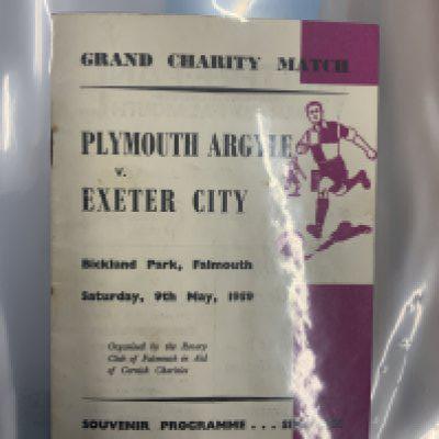 Complete Sets Of Football Programmes: 58/59 Plymouth in their championship season consisting of 22 League 4 FA Cup and two friendlies. Brighton 73/74 under Brian Clough (40 programmes) plus 12 Newcastle homes from 74/75 including Liverpool postponed. Good.