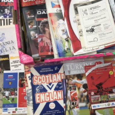 England Away Football Programmes: From 1959 onwards in very good condition. (157)