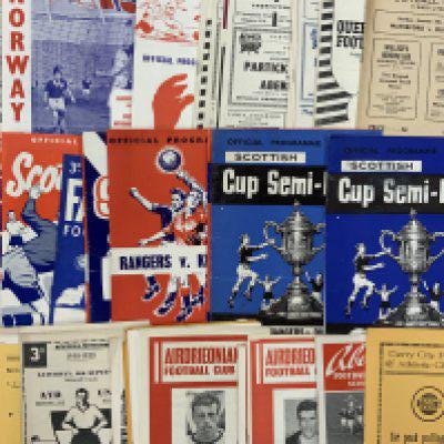 1960s Scottish Football Programmes: Excellent condition with a few Irish included. A few earlier noted. (150)