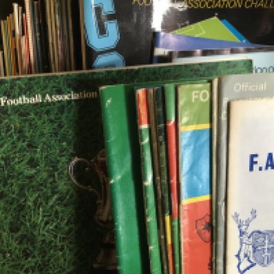 Big Match Football Programmes: From the 60s onwards to include 29 FA Cup Finals and 44 Semi Finals. There are 21 League Cup Finals and 36 Semi Finals. Good with FA Cup finals to include 1991 and 1996. (130)
